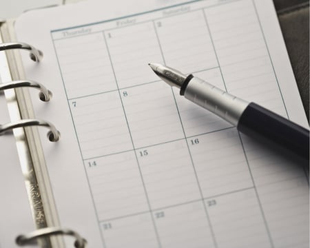 Agenda invullen